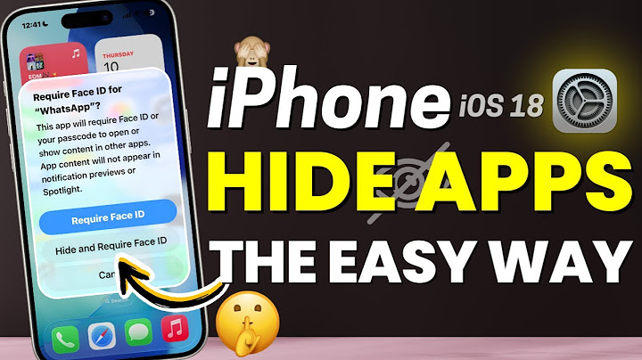 How to Hide & Unhide Apps on iPhone iOS 18 (2025) - iPhone Hidden App Settings