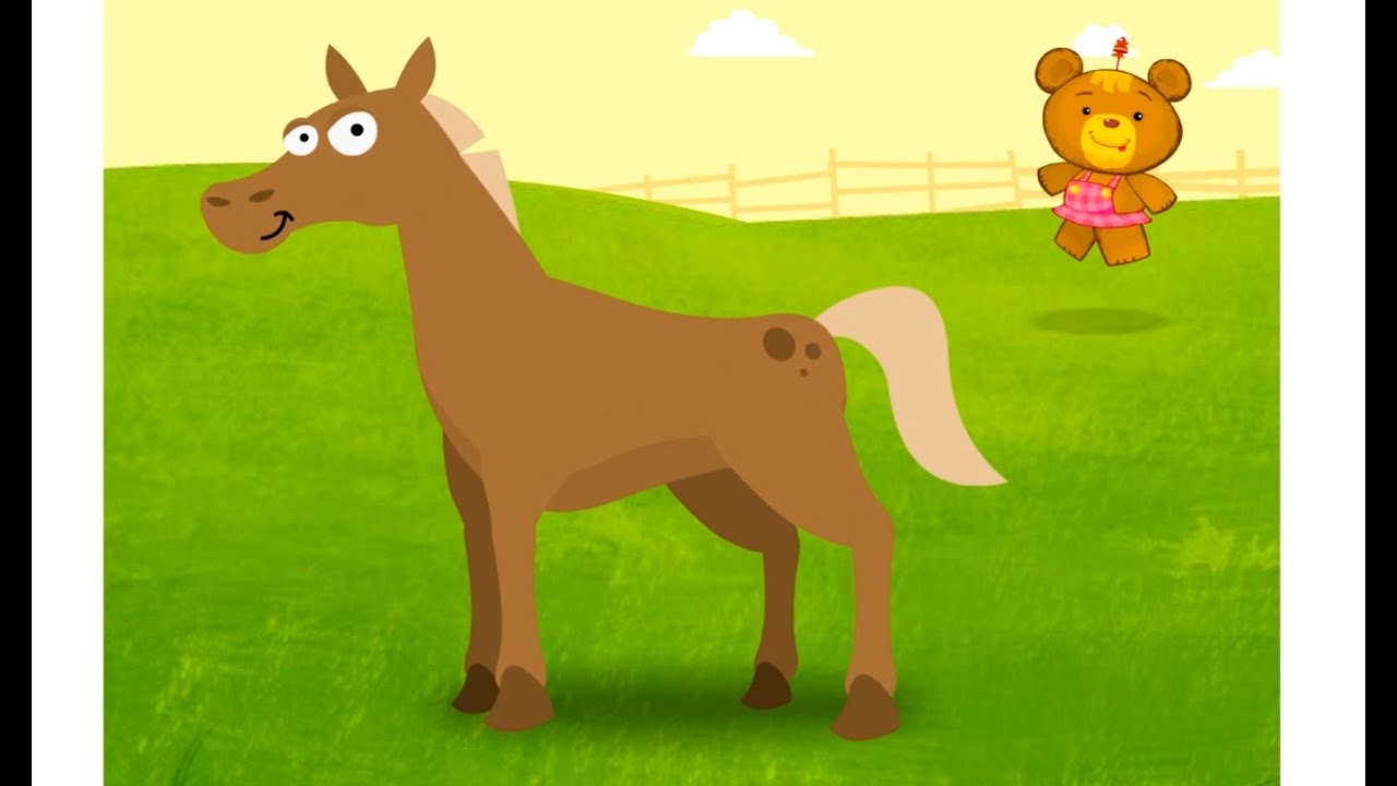 Animals for kids| Animal noises| English for children| Educational game