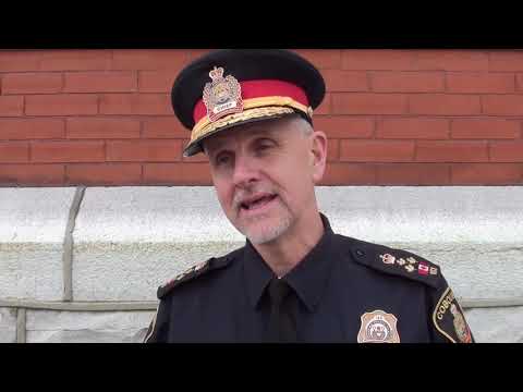 Cobourg Police Chief Paul VandeGraaf April 27, 2021
