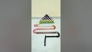 Asmr satisfying domino effect #shorts#youtubeshorts#viral#trending#foryou#fyp#shortsvideo#viralvideo