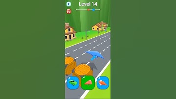 Shape-shifting level 14 - #shorts #gameplay #hypercasualgames #shapeshifting