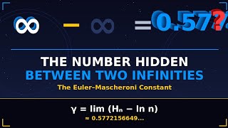 ∞ − ∞ = 0.57721... The Number Hidden Between Two Infinities