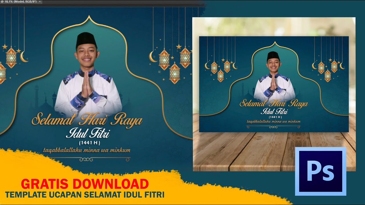 GRATIS DOWNLOAD UCAPAN SELAMAT  IDUL  FITRI  1441 H 