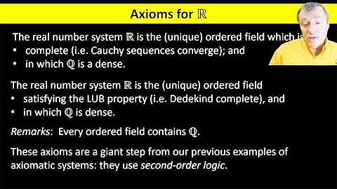 Foundations of the Real Numbers