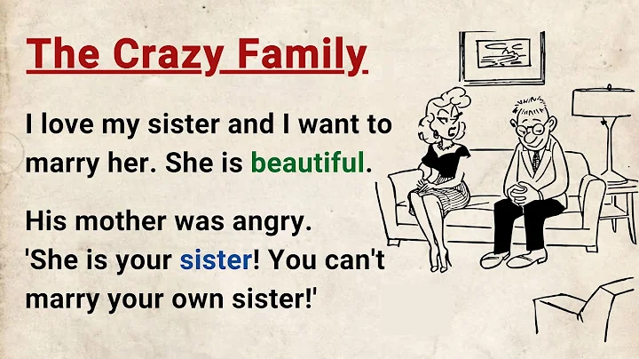 Learn English through Stories Level 3 ⭐ The Crazy Family - Graded Reader | English Audio Podcast