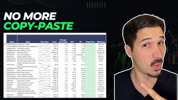 Google Sheets Stock Monitoring for Indian Stocks (NSE)