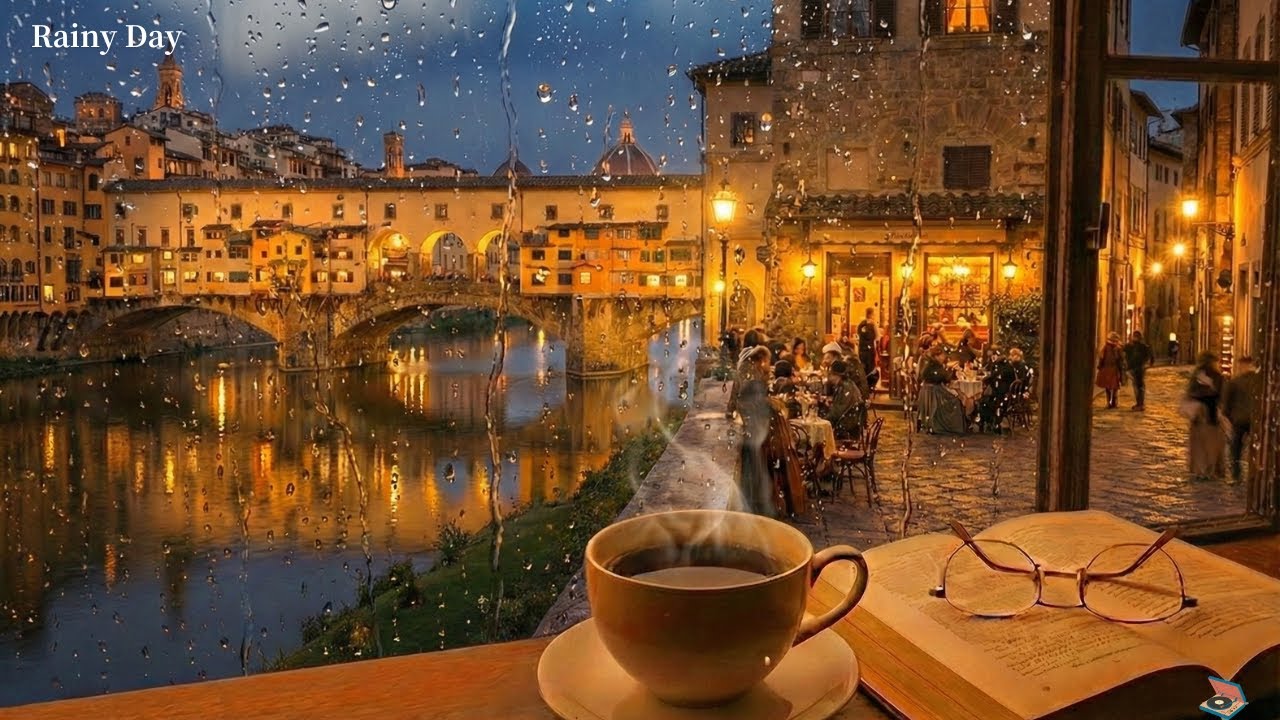 비 오는 날, 창가에 흐르는 클래식 기타 | Rainy Day Café Background Music (20min)