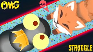 snake.io🐍Black King snake skin🐍Black King snake party,Zero to Hero gameplay🐍Snake Struggle screenshot 5