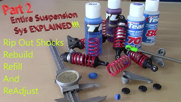 Entire Suspension System Explained For E Revo 2.0  Part 2