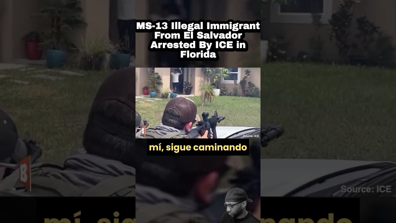 Moment ICE Arrest MS-13 Gang Member In Florida!