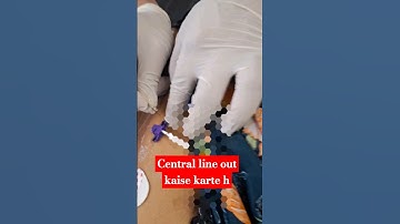 how to remove Central line #shortsfeed #nursingstudent #trendingshort #mbbs #nurse #nursing #gnm