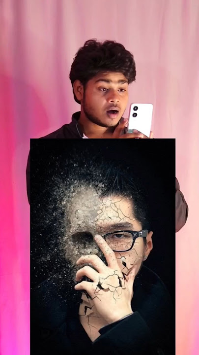 dispersion face Creative Photo editing tutorial/ #picsart #photography #shortvideo