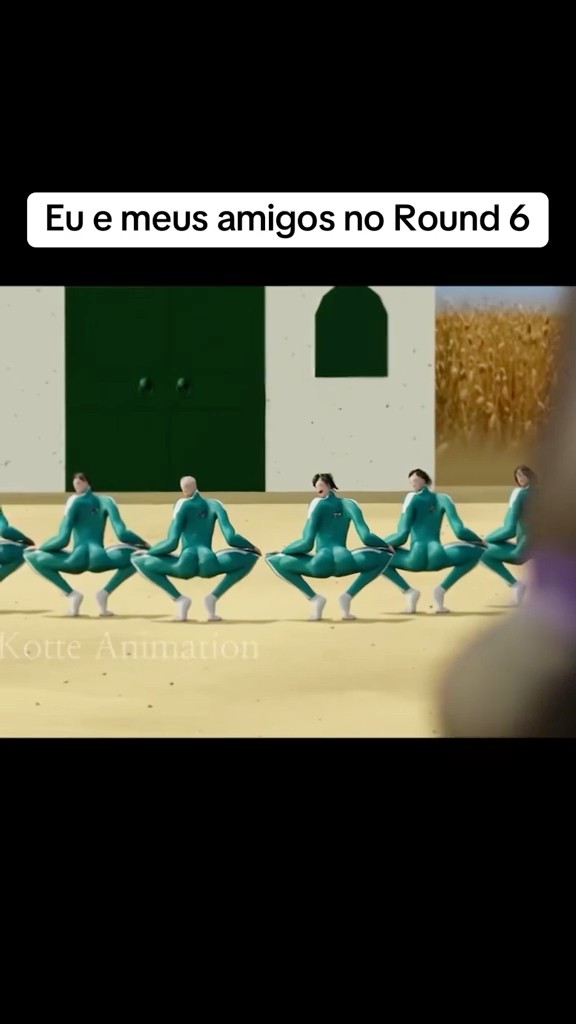 SE EU E MEUS AMIGOS ESTIVESSE EM ROUND 6 ​⁠@KotteAnimation #shorts