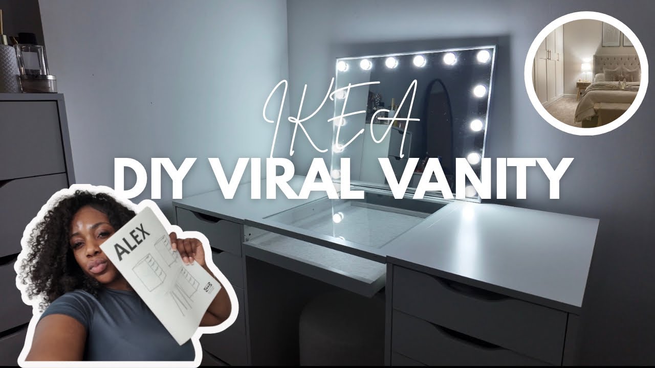IKEA Vanity DIY on a budget 💸