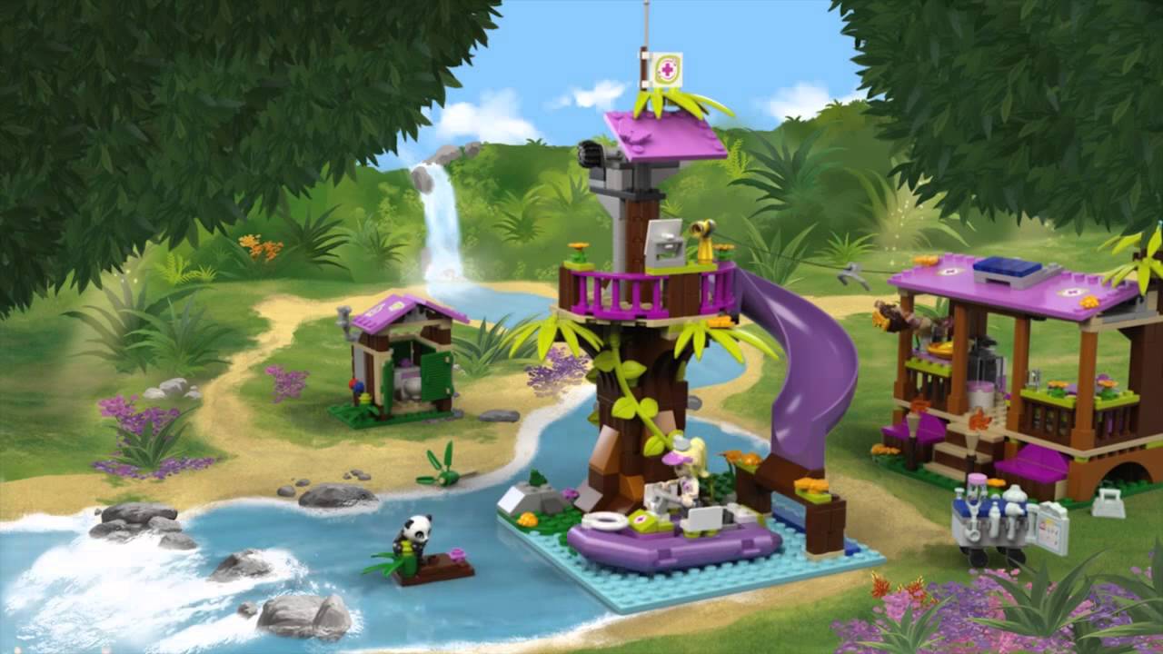 LEGO Friends - 41038 Mentőbázis a dzsungelben - YouTube