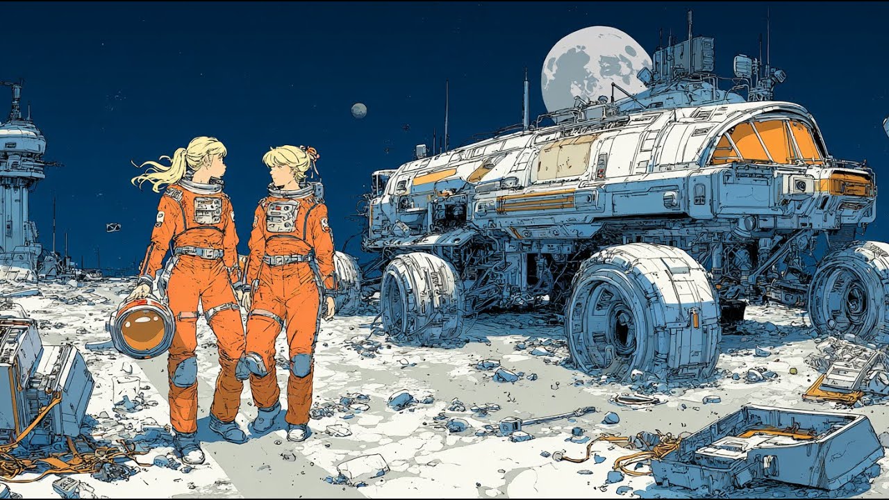 Walking on the Moon 🌕  Space Lofi Beats for Focus & Chill