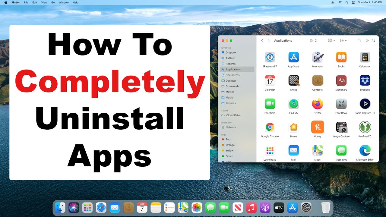 How to Uninstall Programs on a Mac  