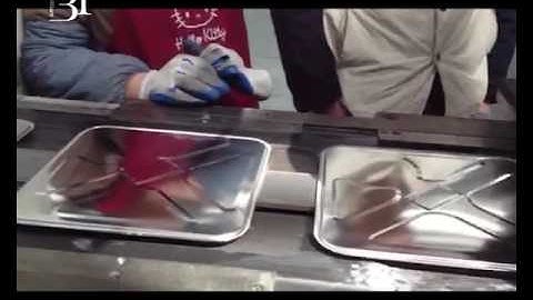 Square lid lining drying production line