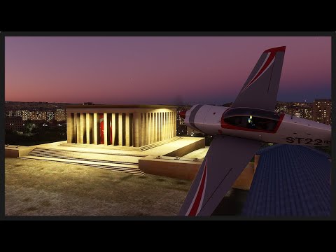 Ankara Anıtkabir, Atakule, Extra 330LT Türk Yıldızları - Microsoft Flight Simulator 2020
