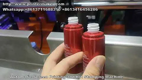 Automatic Screen Printing and Hot Stamping Machine for Glass Bottles