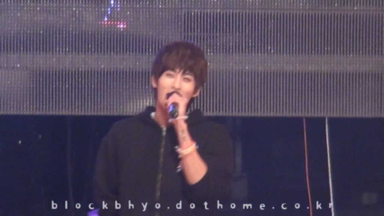 111006 블락비 재효 Run to you