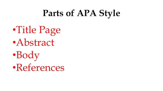 APA 7 Formatting: Step-By-Step Guide + Free Template - Grad Coach