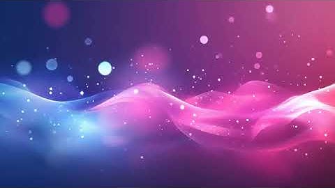 Flowing wave forms particle and bokeh effects 4K  Motion Background Loop  Blue purple gradients