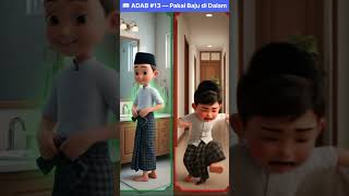 21 Adab Kamar Mandi Rasulullah ﷺ | Part 2 — Nomor 11 Ada Kisah Mengharukan! 🥹#shorts #adabkamarmandi
