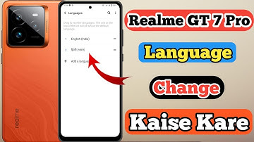 How To Change Language In Realme GT 7 Pro 5g // Realme GT 7 Pro 5g Language Change In Kaise On Kare