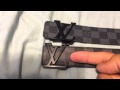 Louis Vuitton Belt - Real vs. Fake Comparison (Damier Graphite)