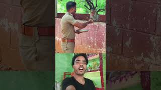 Police uncle monkey for humanity 😎❤️ Sigma rule | inspirational quotes | #shorts #motivational