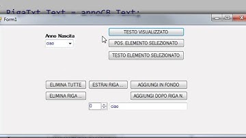 Corso Visual Studio 2012 C# (Playlist 1)  ITA - 37: combobox, parte II