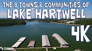 Lake Hartwell / The 8 Towns & Communities 4K (DJI Mavic Air 2S Drone Footage)  2 Hours from Atlanta!