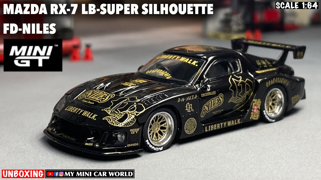 MY MINI CAR WORLD』UNBOXING MINI GT 1/64 MAZDA RX-7 LB-SUPER