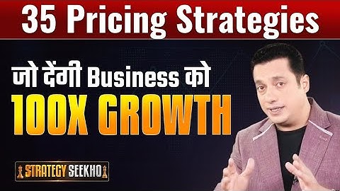 35 Killer Pricing Strategies to Skyrocket Sales! | Strategy Seekho by Dr Vivek Bindra