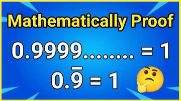🔥0.9999.... = 1 || Mathematically Proof  😨😱