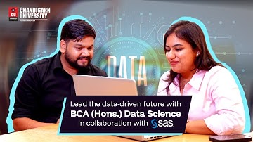 Join Data Driven Innovation with BCA (Hons. ) Data Science at Chandigarh University UP Campus