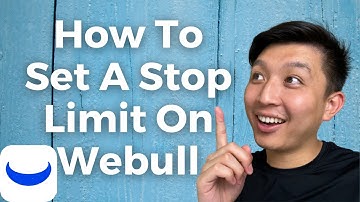 Cómo establecer una orden de stop limit en la aplicación Webull