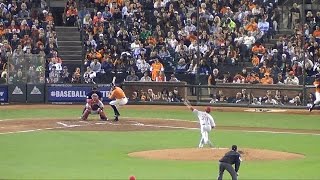 San Francisco Giants' Hunter Pence hits Grand Slam against Philadelphia Phillies' Cole Hamels