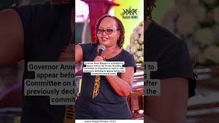 Governor Anne Waiguru is scheduled to appear before the Senate. #kagionews