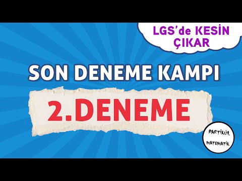 LGS 2024 Son Deneme Kampı - 2 | Bu Sorular KESİN ÇIKAR!