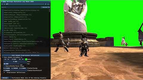Chroma key shader