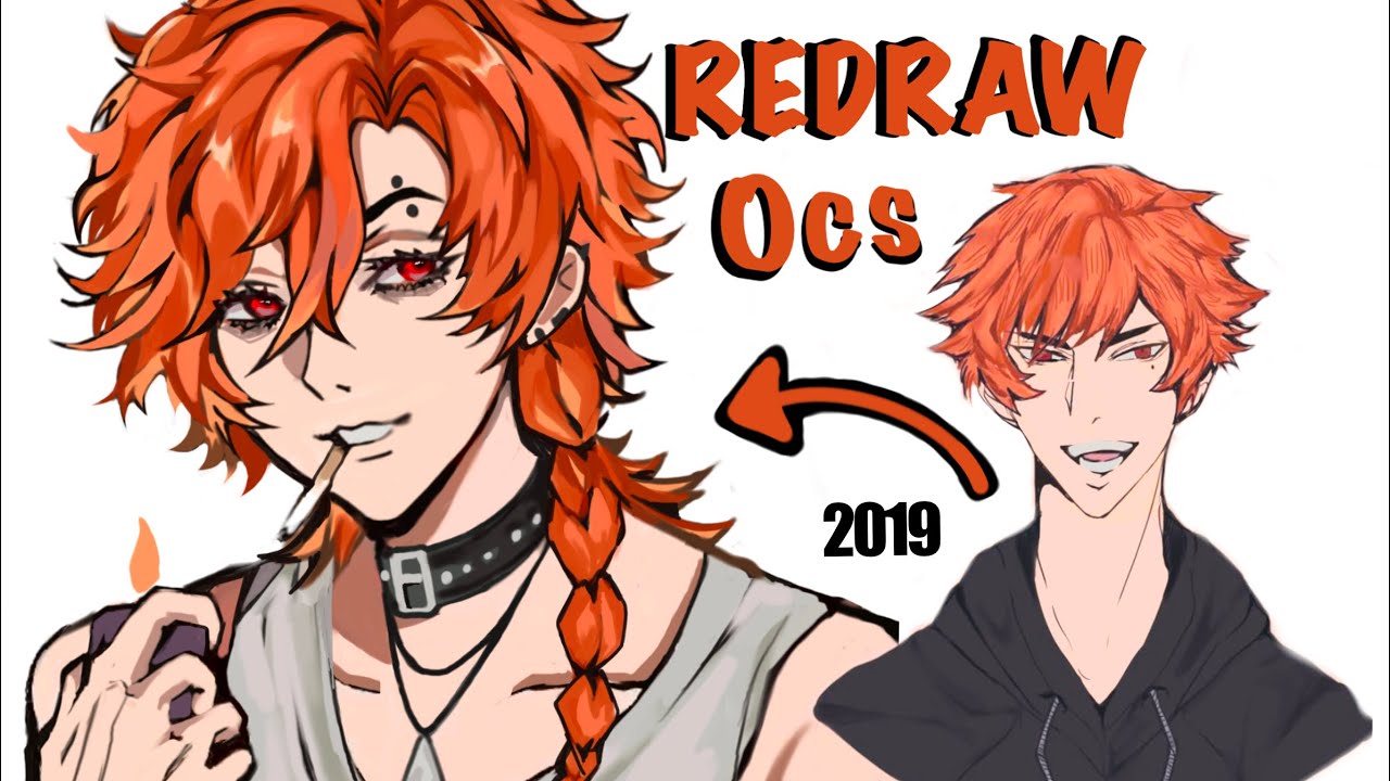 Redrawing Old Ocs 5 years later!! Halloween edition 🎃 - YouTube