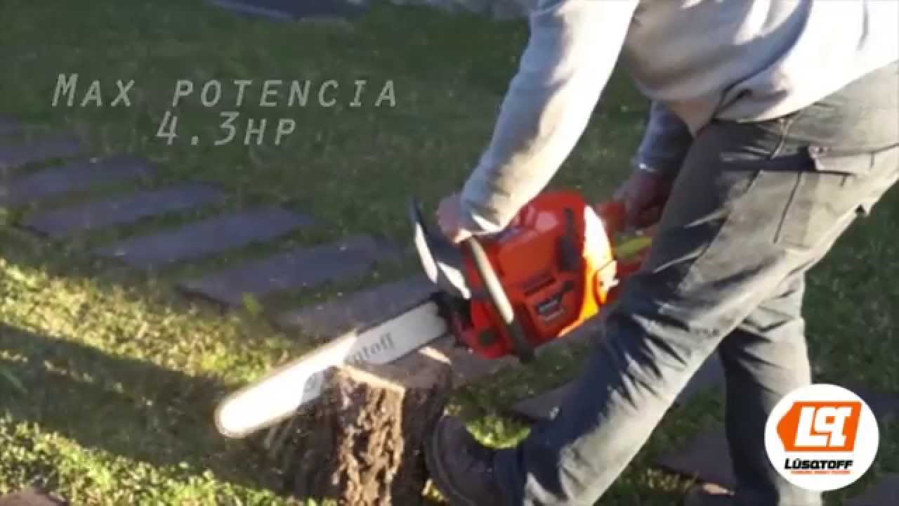 Motosierra Lusqtoff - YouTube