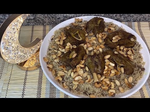 أرز باللحمة رز علحمة على الطريقة اللبنانية طبق رئيسي لعزايم شهر رمضان