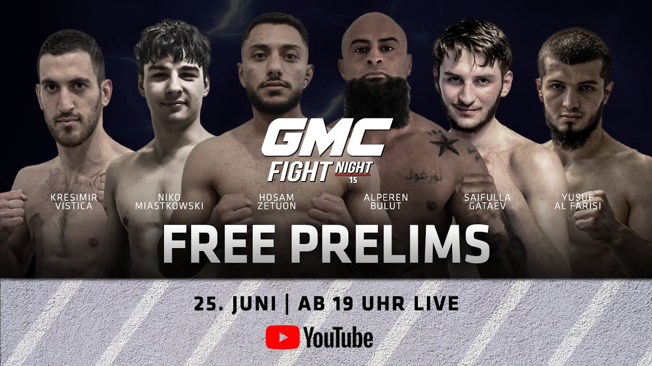 GMC Fightnight 15 FREE PRELIMS I LIVE 🔴