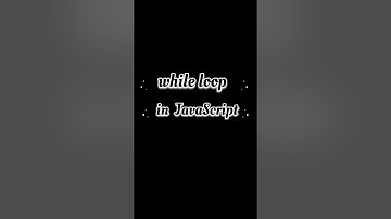🔁 while loop in Javascript ✨️#javascript #youtubeshorts #whileloop