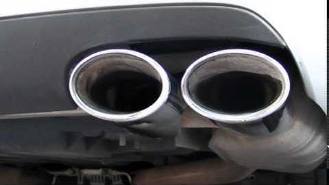 Mercedes E55 AMG Kleemann Headers - cold start