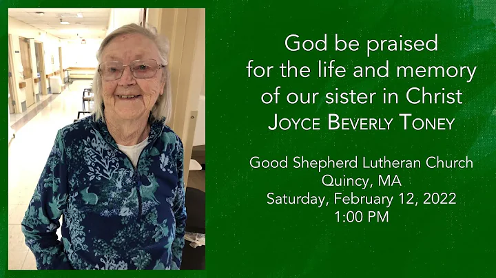 Funeral for Joyce Toney