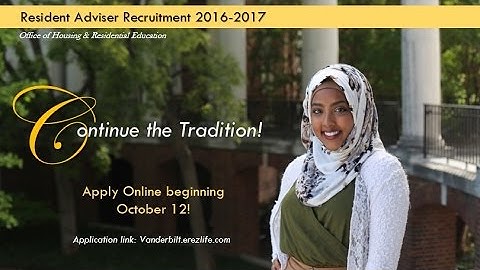 Vanderbilt RA/HR Promo Video 2016